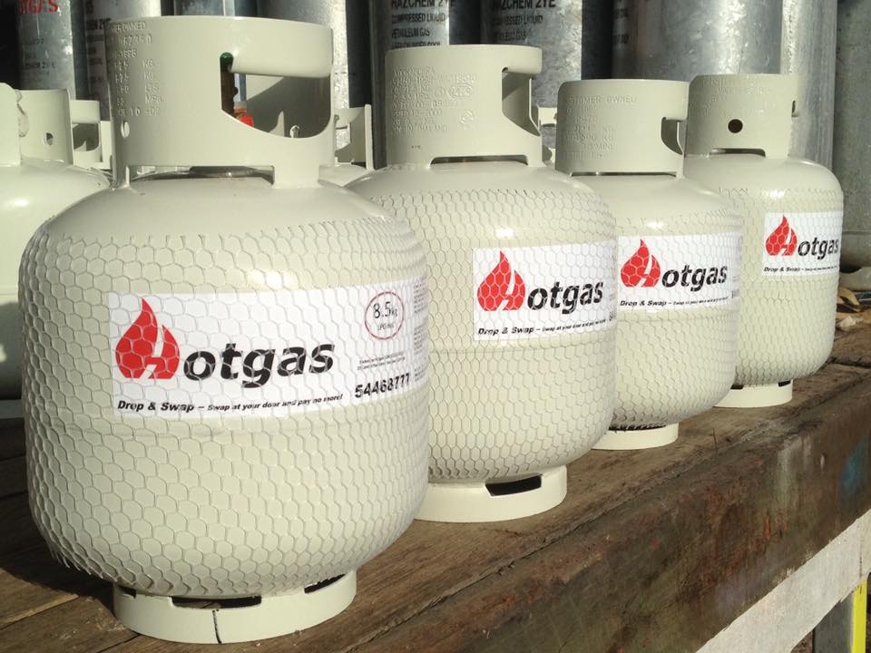 Recycled gas cylinders for reducing waste - Hotgas